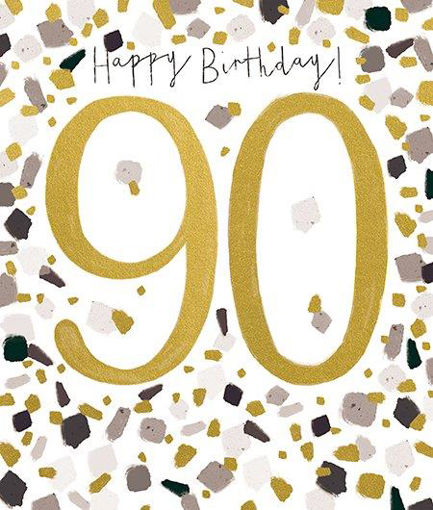 Picture of HAPPY BIRTHDAY 90 CARD